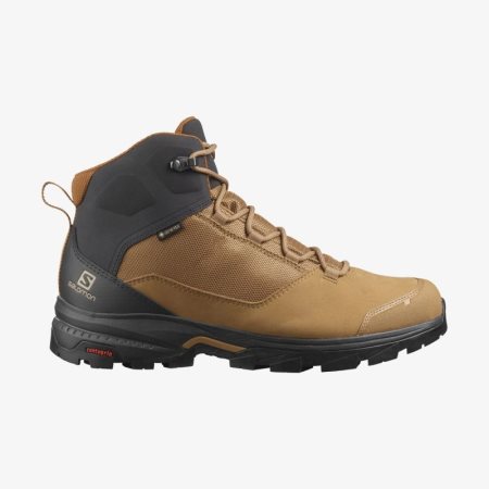 Salomon OUTWARD GORE-TEX Mens Hiking Boots Brown | Salomon South Africa